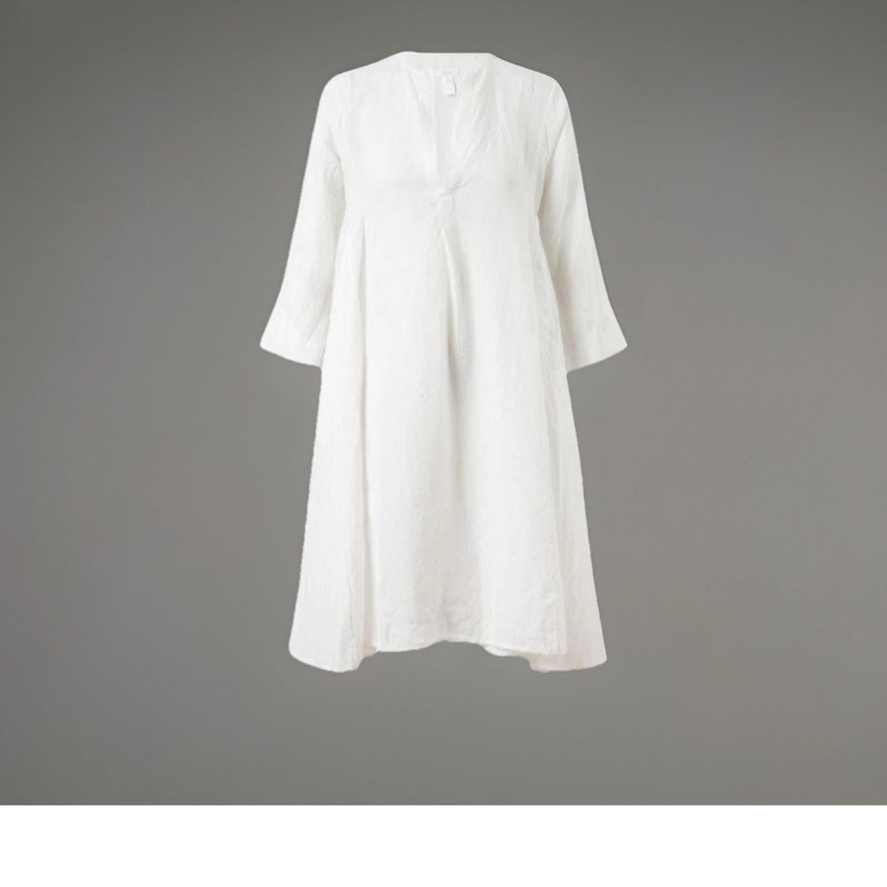 Dosa Short Tule Dress - Classic V-Neck Tunic